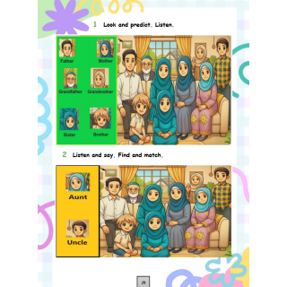 یادگیری اعضای خانواده